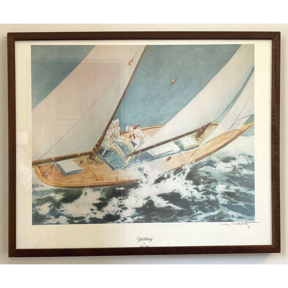 Louis Icart Print - Yachting