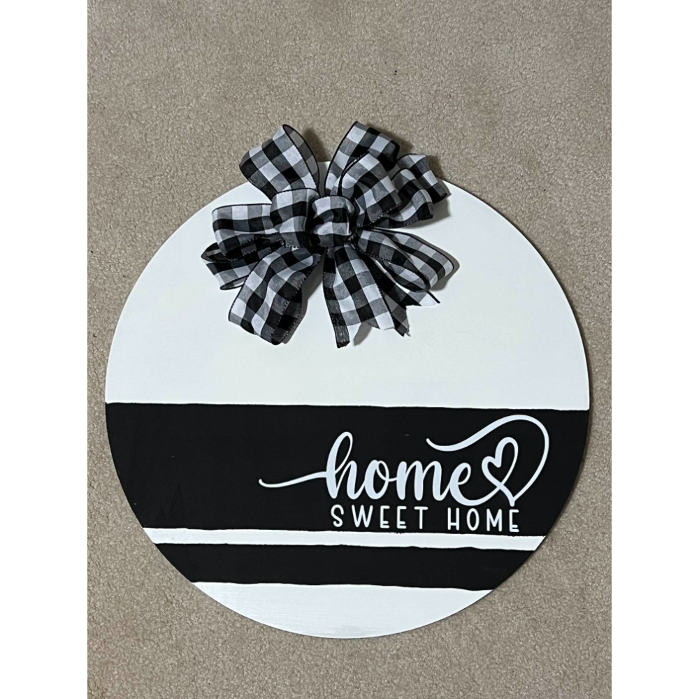 "Welcome Home Sweet Home" Hanging Sign