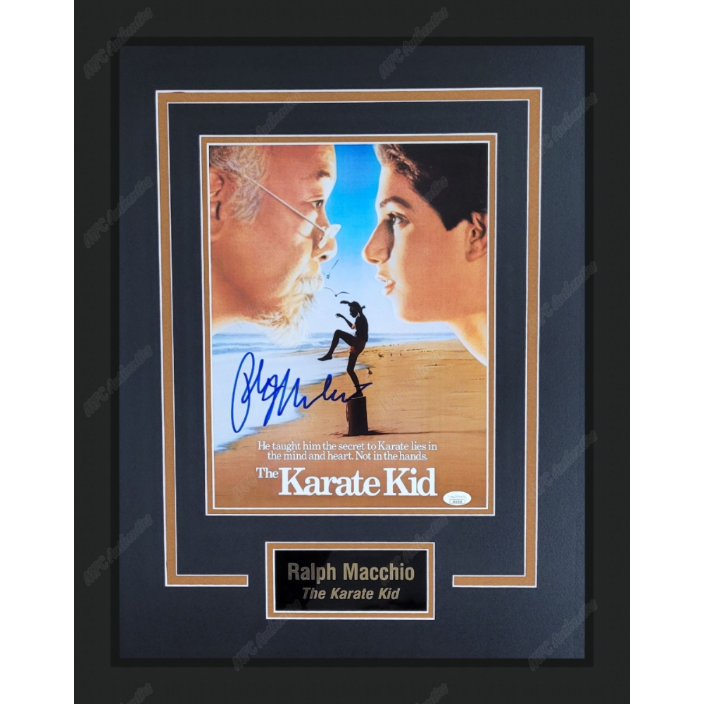 Ralph Macchio Autographed "The Karate Kid" 11x14 Photo