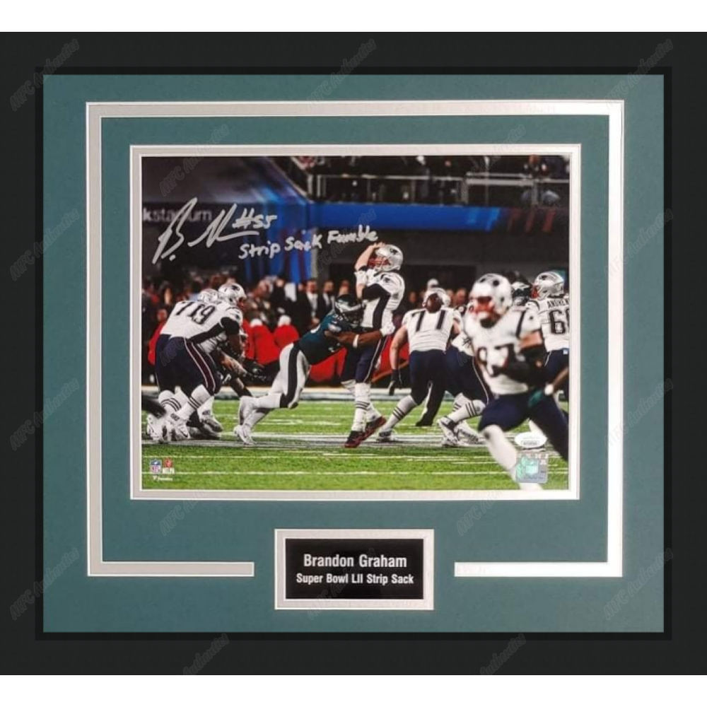 Brandon Graham Autographed "Super Bowl Strip Sack"