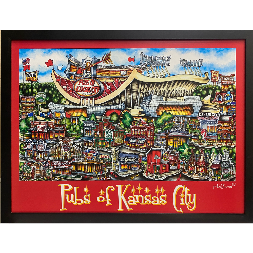 Pubs of Kansas City framed print
