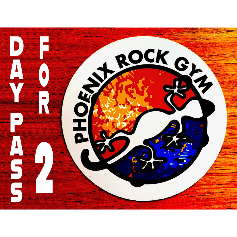 Day pass and gear for 2 at Phoenix Rock Gym