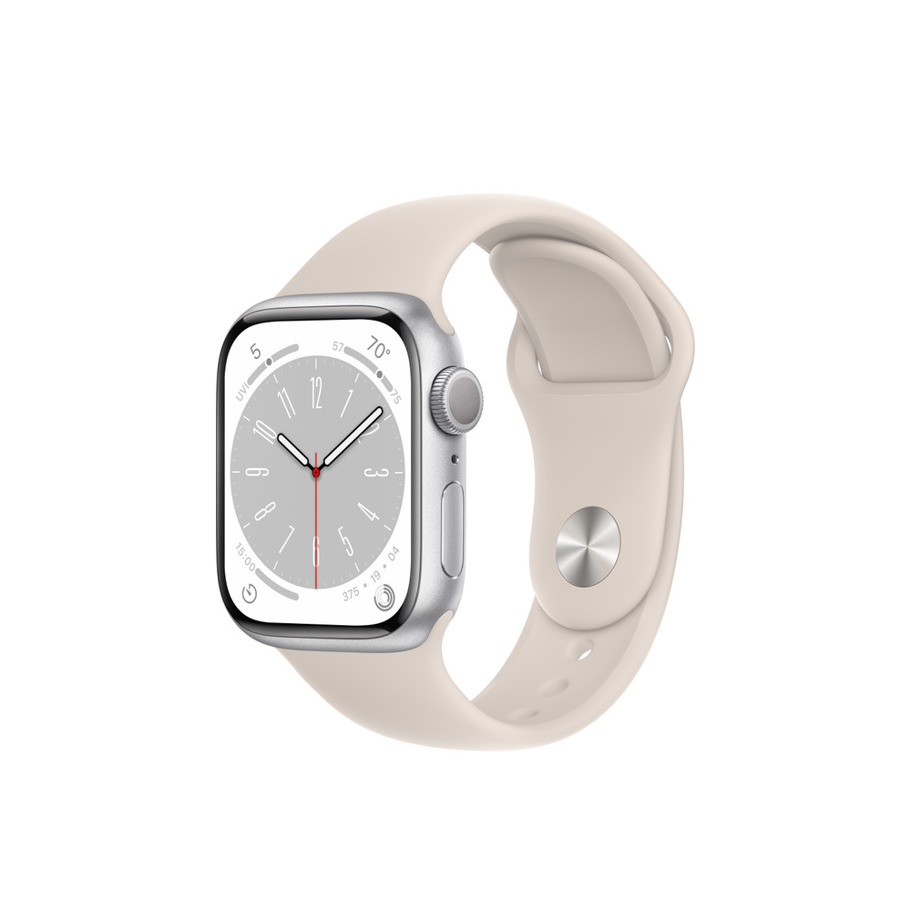 Apple Watch Series 8,  Starlight Aluminum Case 41 mm 64 GB