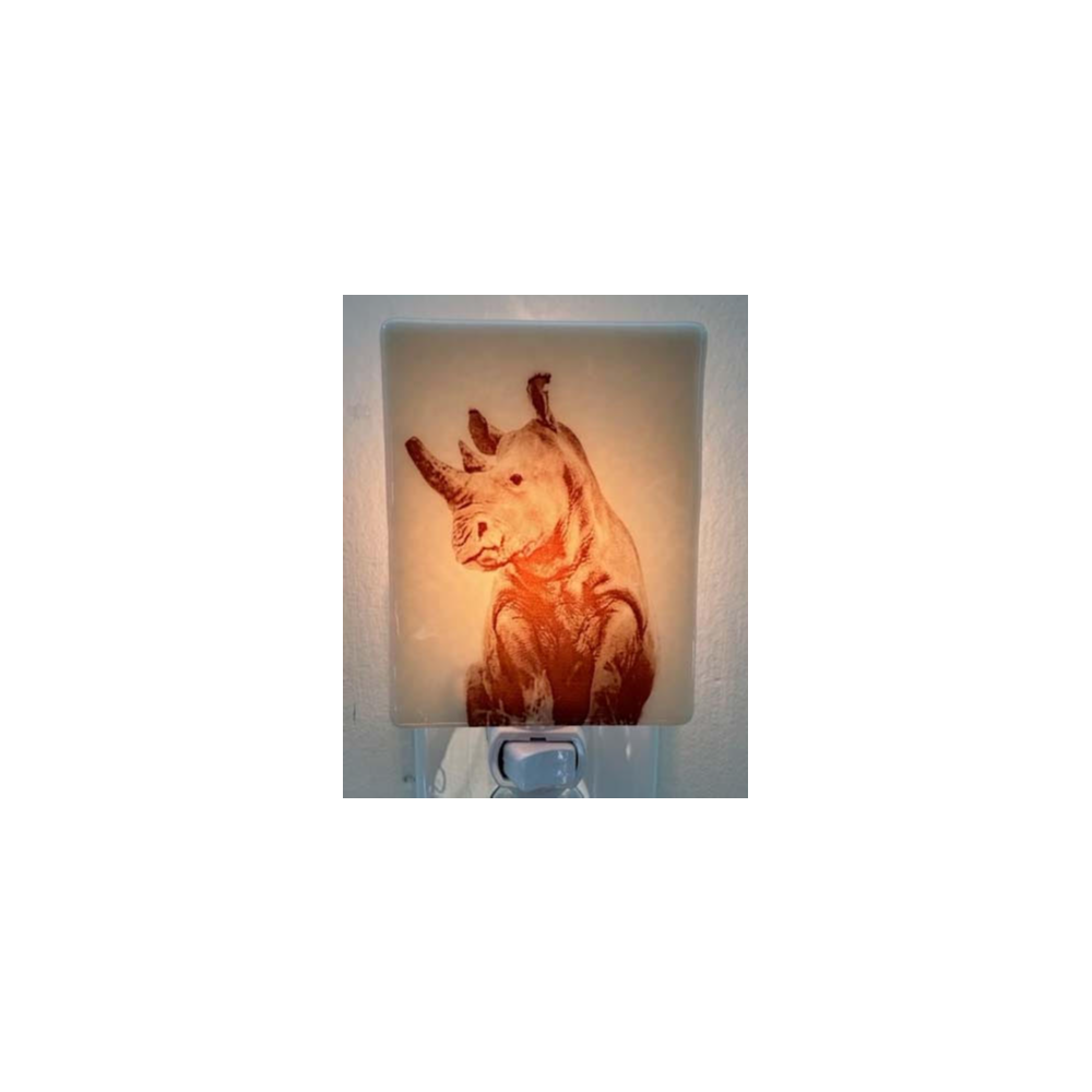 Handmade Rhino Night-light