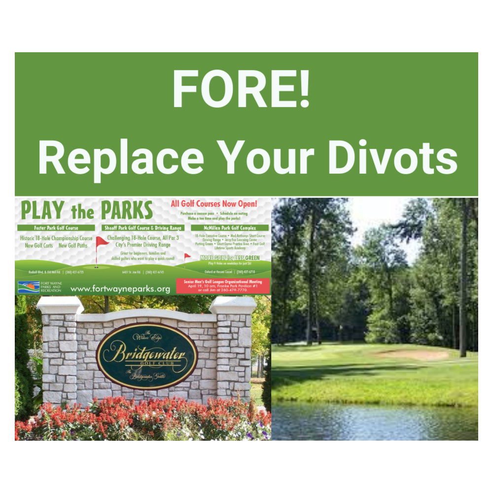 FORE!  Replace Your Divots