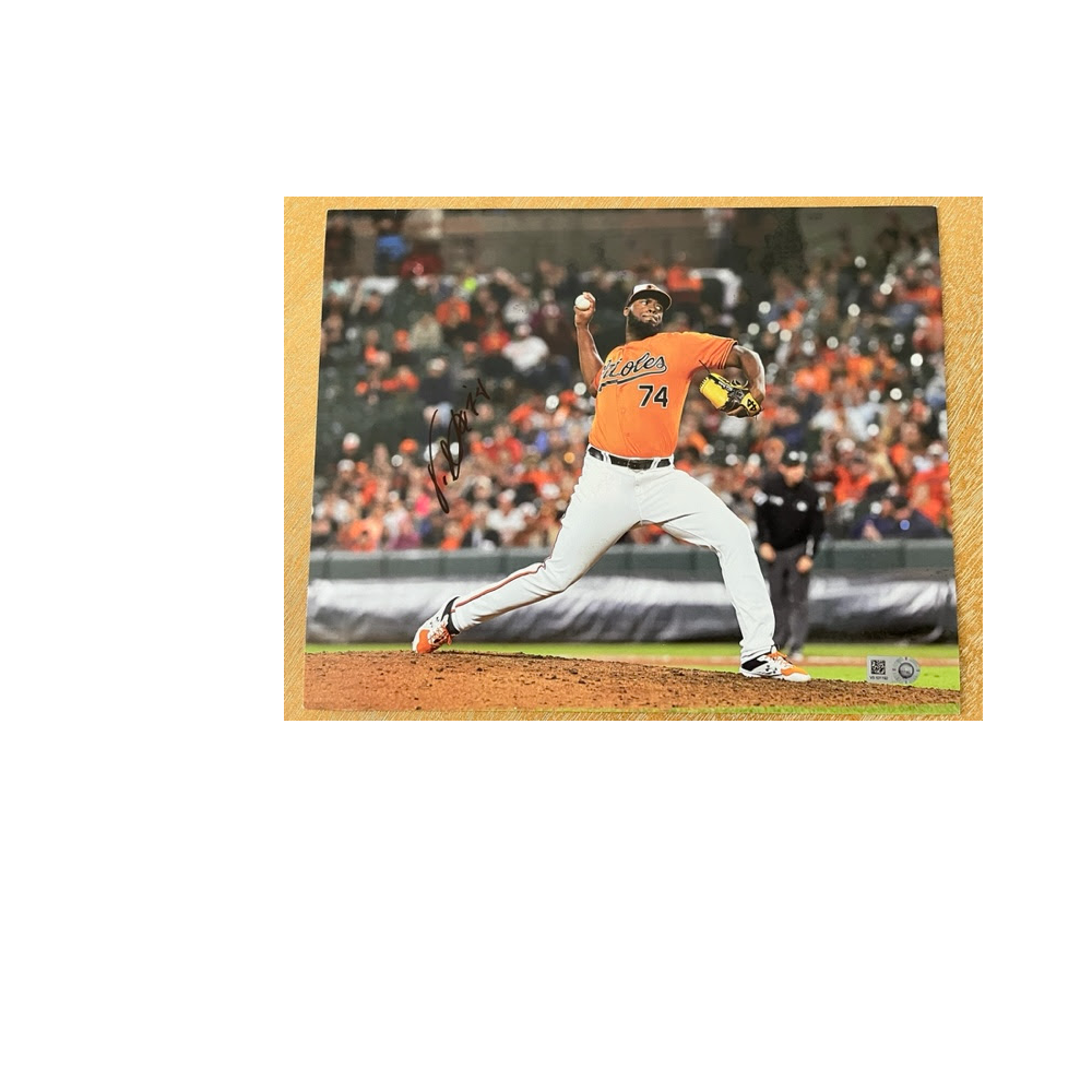 Baltimore Orioles - Signed Felix Bautista Photo