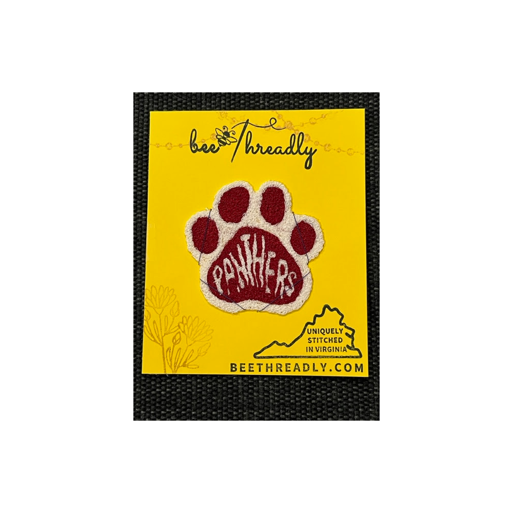 Bee Threadly (Anjori Halder) - Panther Paw Embroidered Iron-ons