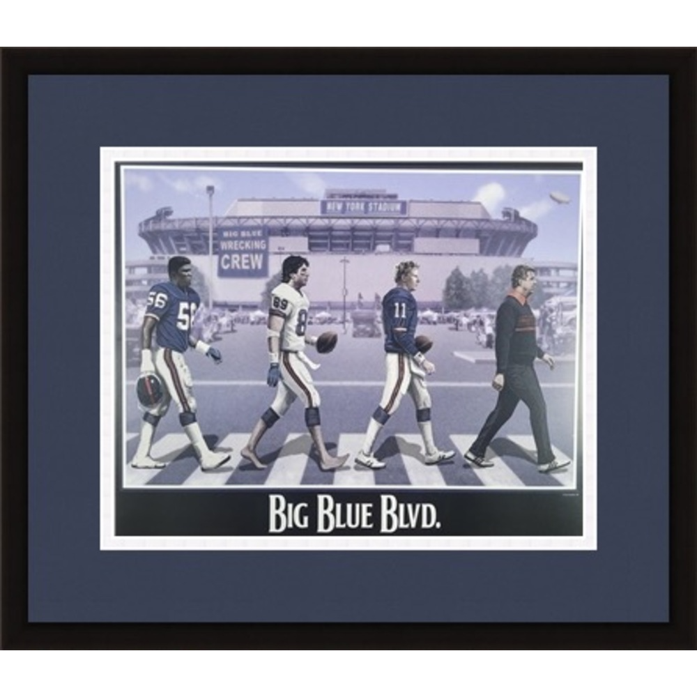 New York Giants "Big Blue Boulevard" 16x20 Artwork