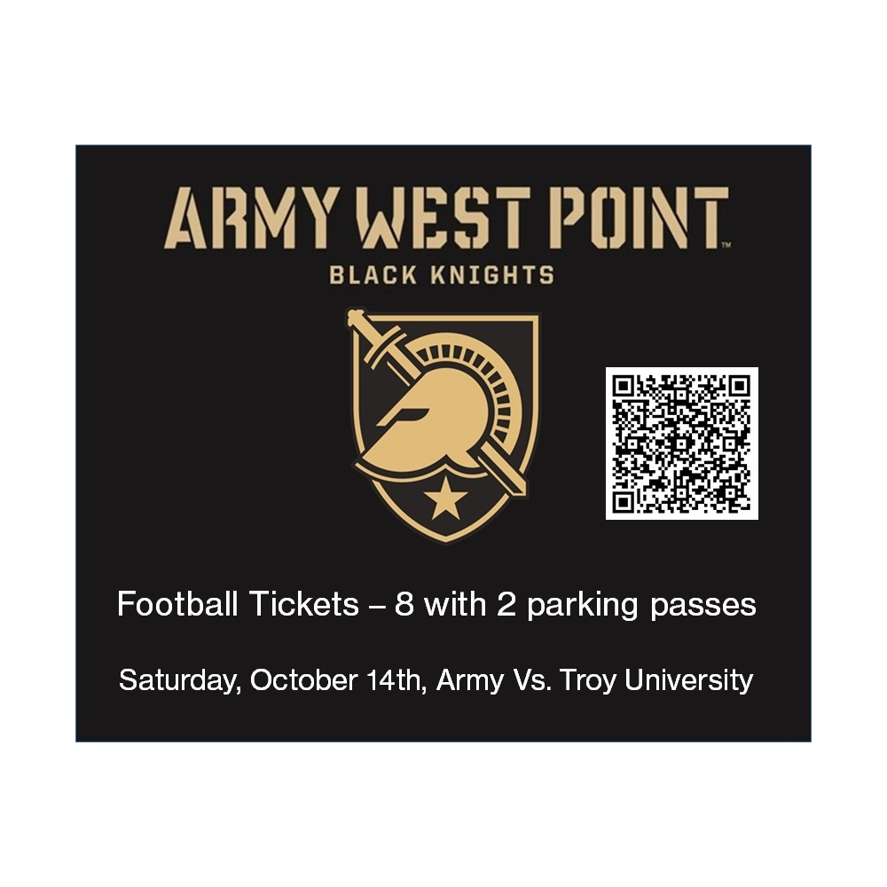 West Point Tickets for 8 w/Parking Pass