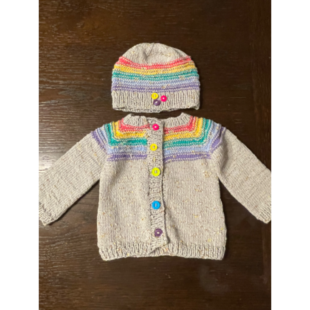 Matching sweater/hat for baby 