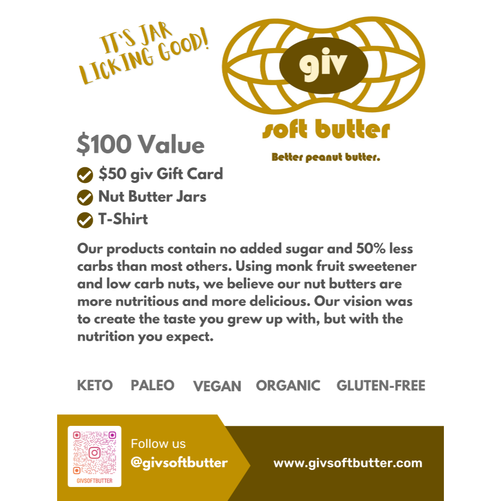 Better Peanut Butter!  GIV soft butter Gift Basket!
