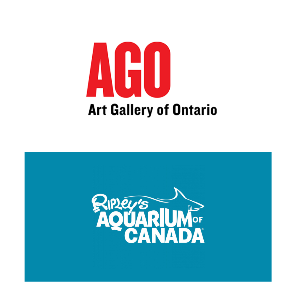 Toronto Escape # 1 - Art Gallery of Ontario & Ripley's Aquarium Passes for Two Adults