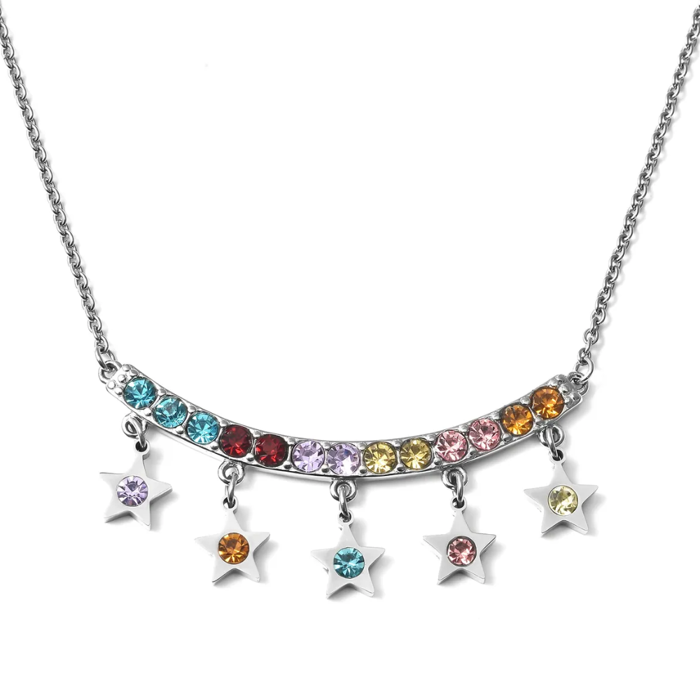 Rainbow Star Necklace