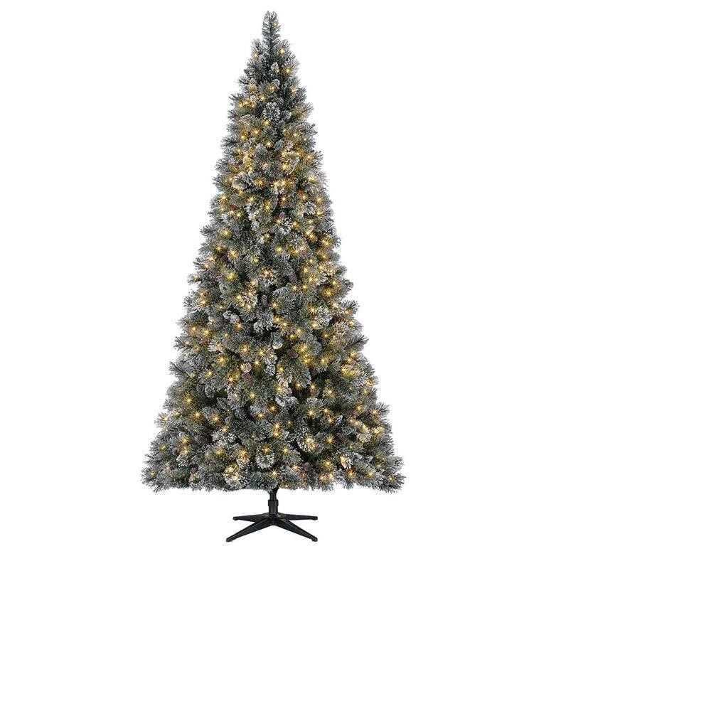 HOME ACCENTS HOLIDAY 9FT SPARKLING AMELIA PINE