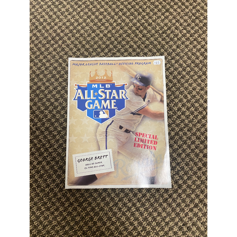 2012 All Star game program 