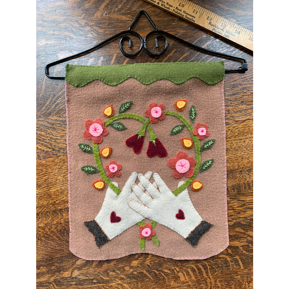Wool Applique by Sharon Roth