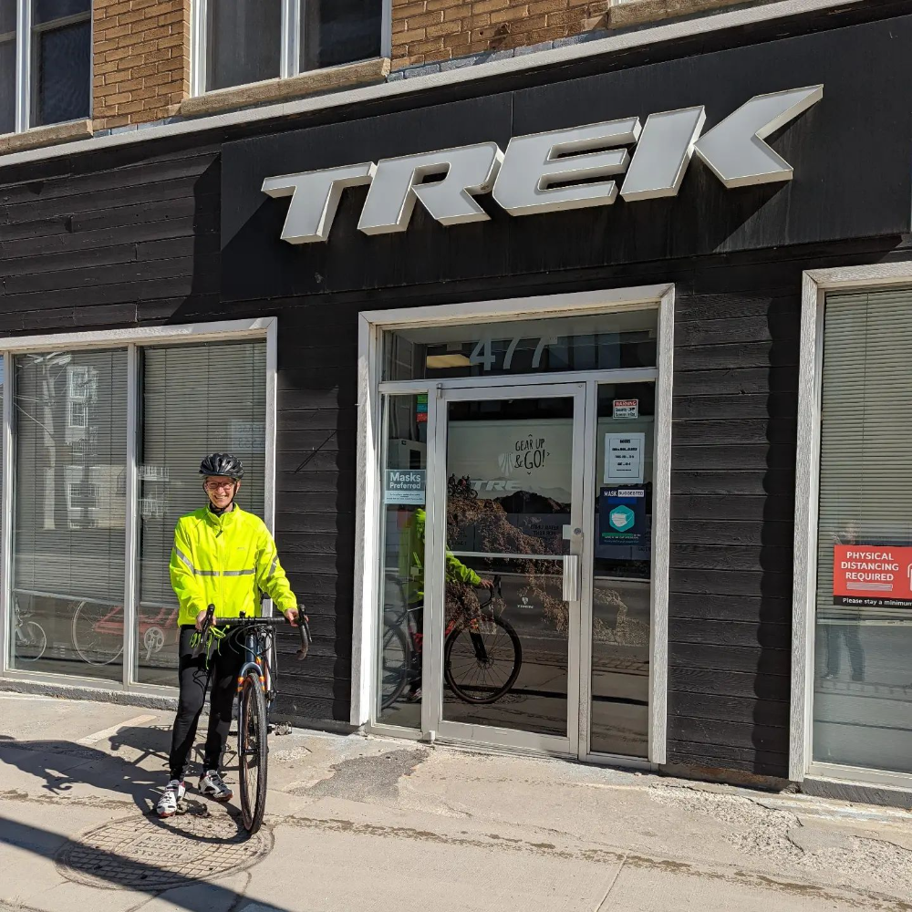Gift certificate for a level two service for your bike donated by Trek Bicycle Kingston