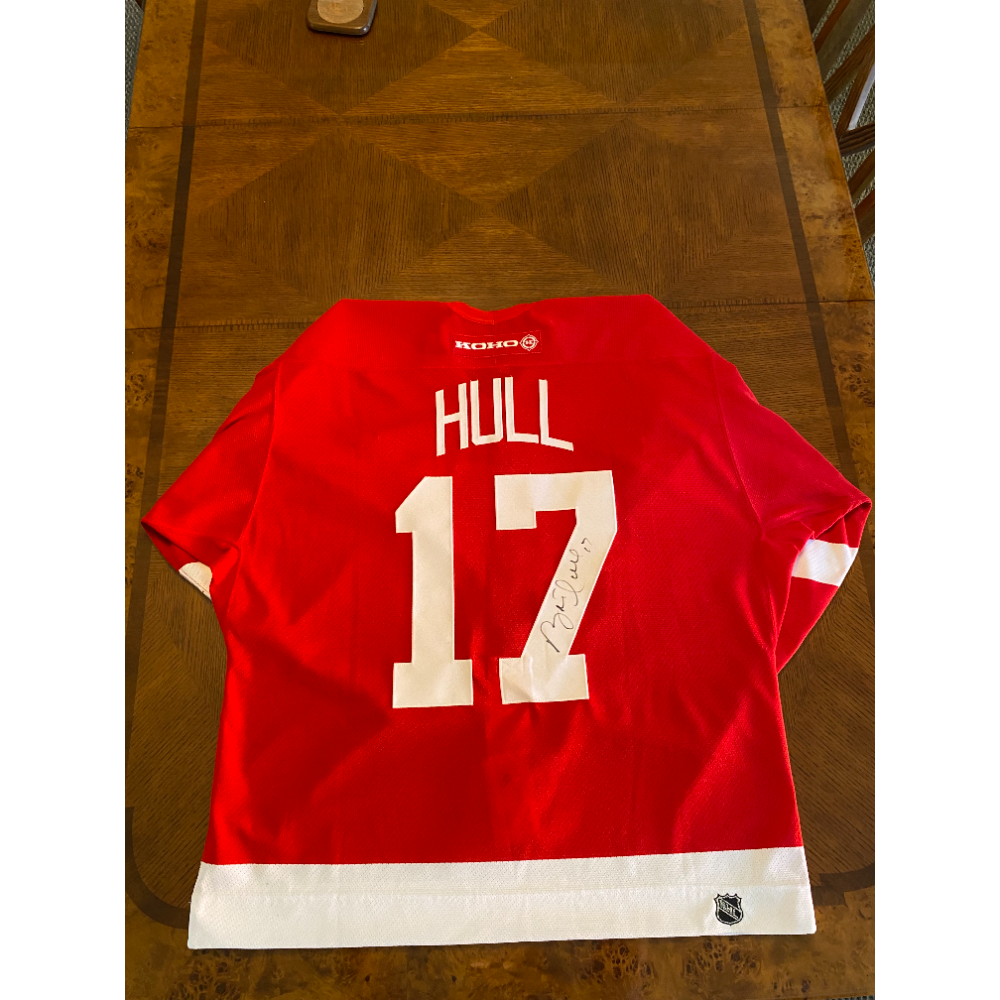 Brett Hull Autographed Jersey