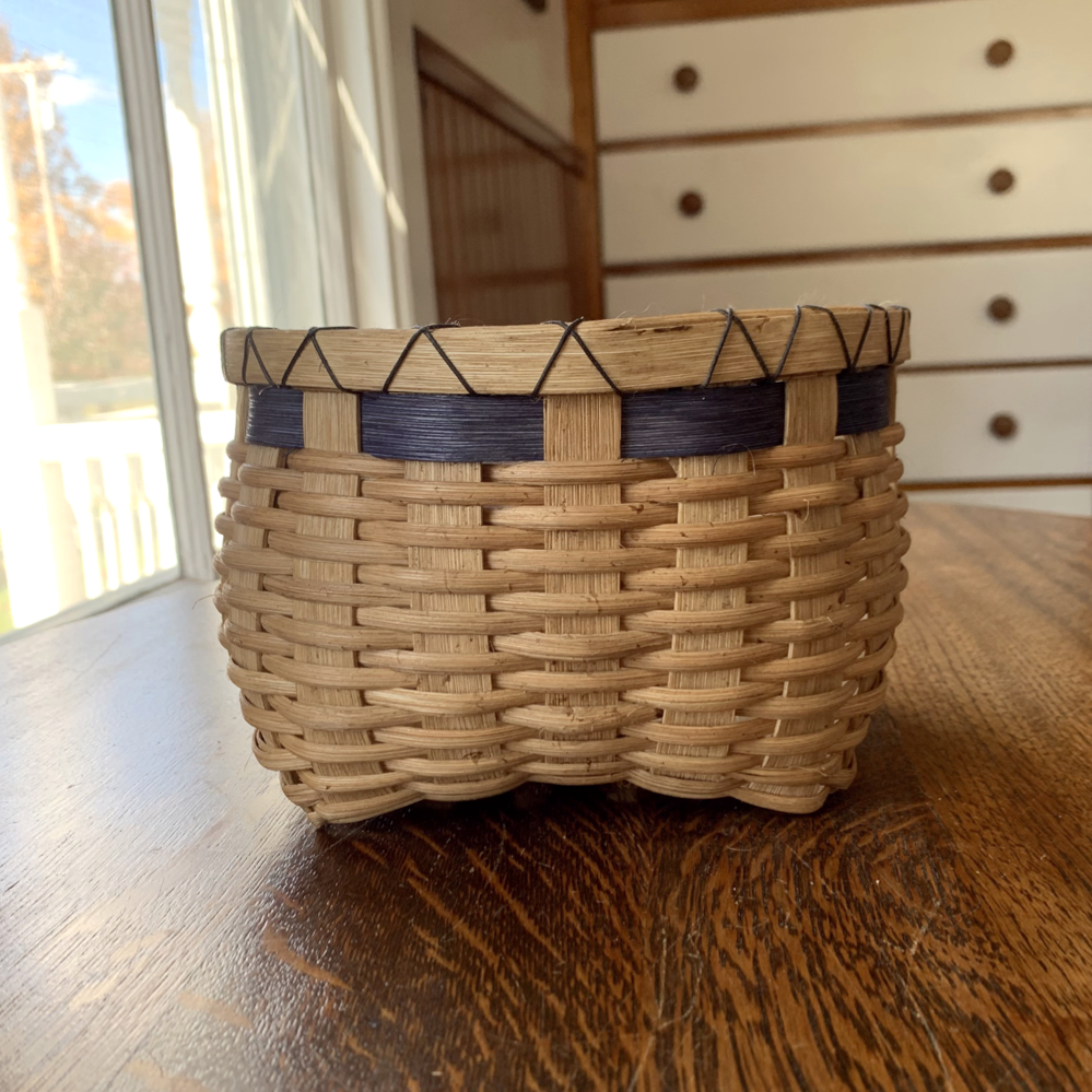Cat Head Basket by Carolyn Kemp