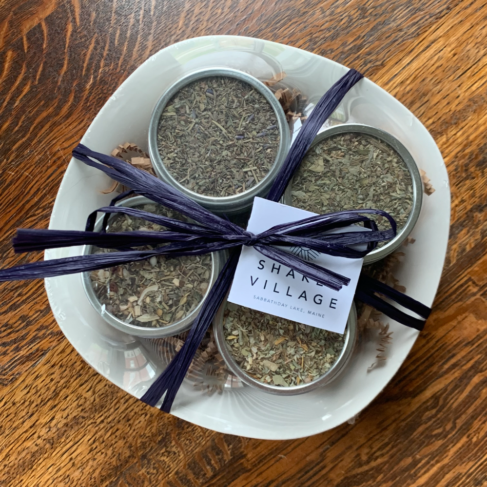 Shaker Herbal Blends Gift Set Bowl