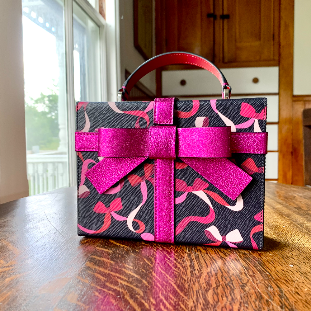Kate Spade New York Wrapping Party Gift Box Crossbody Handbag