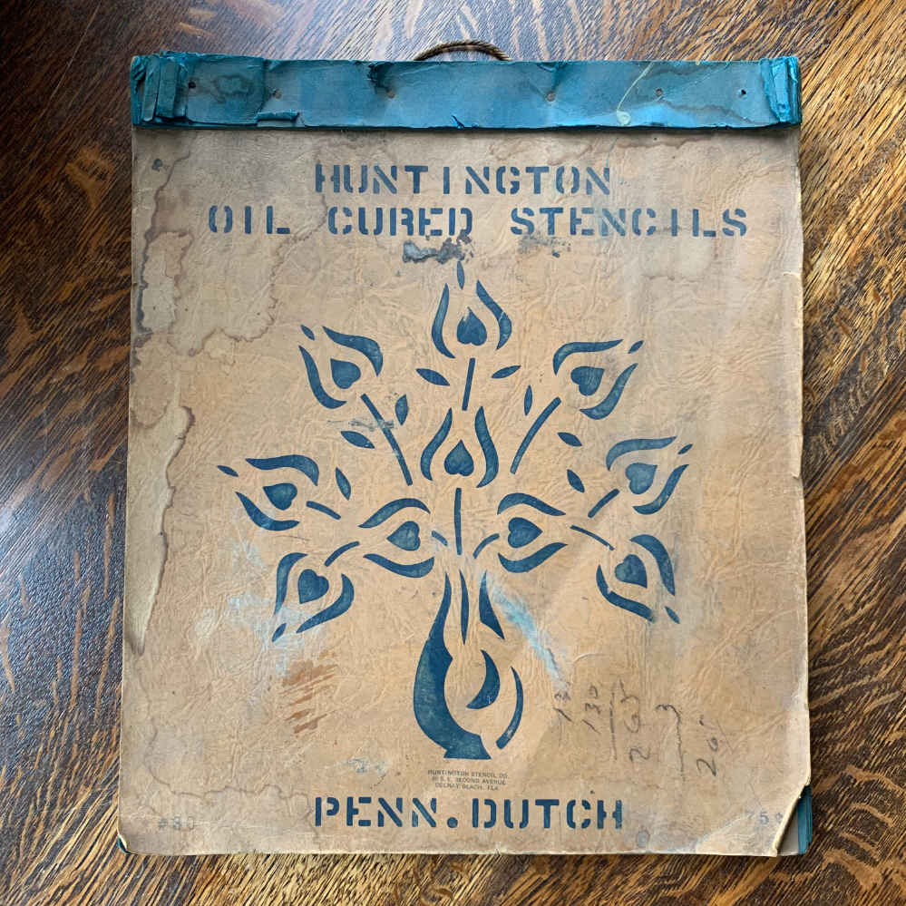 Huntingon Oil Cured Stencils Book - Penn. Dutch