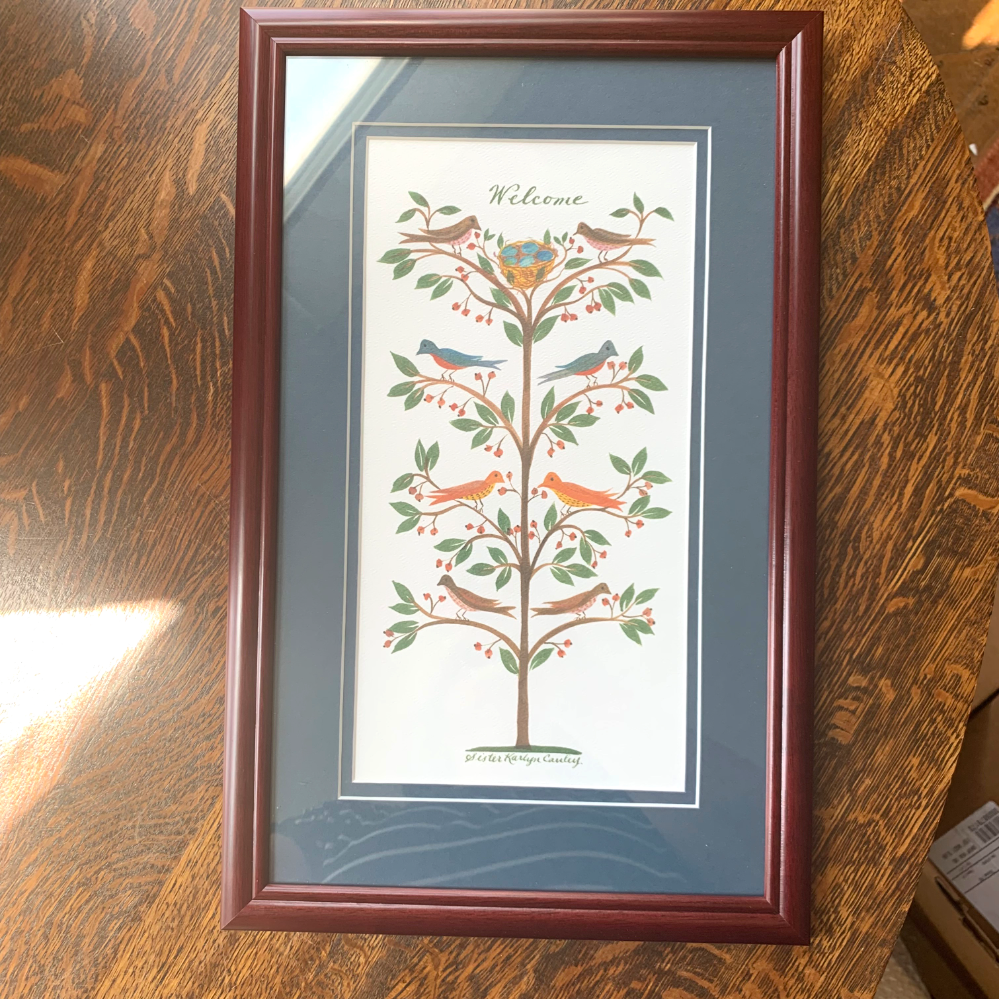 Framed Print: Welcome Tree of Life by Sister Karlyn Cauley