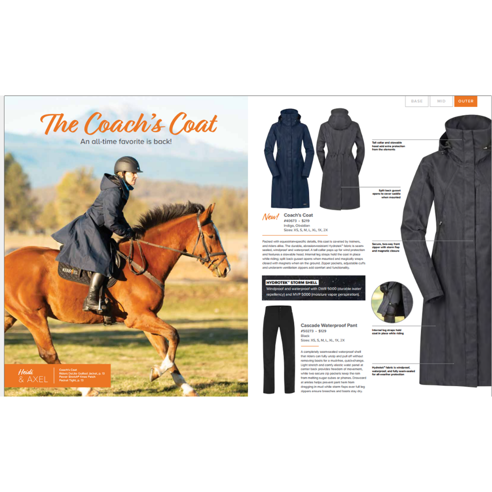 Kerrits Equestrian Apparel - Coach's Coat