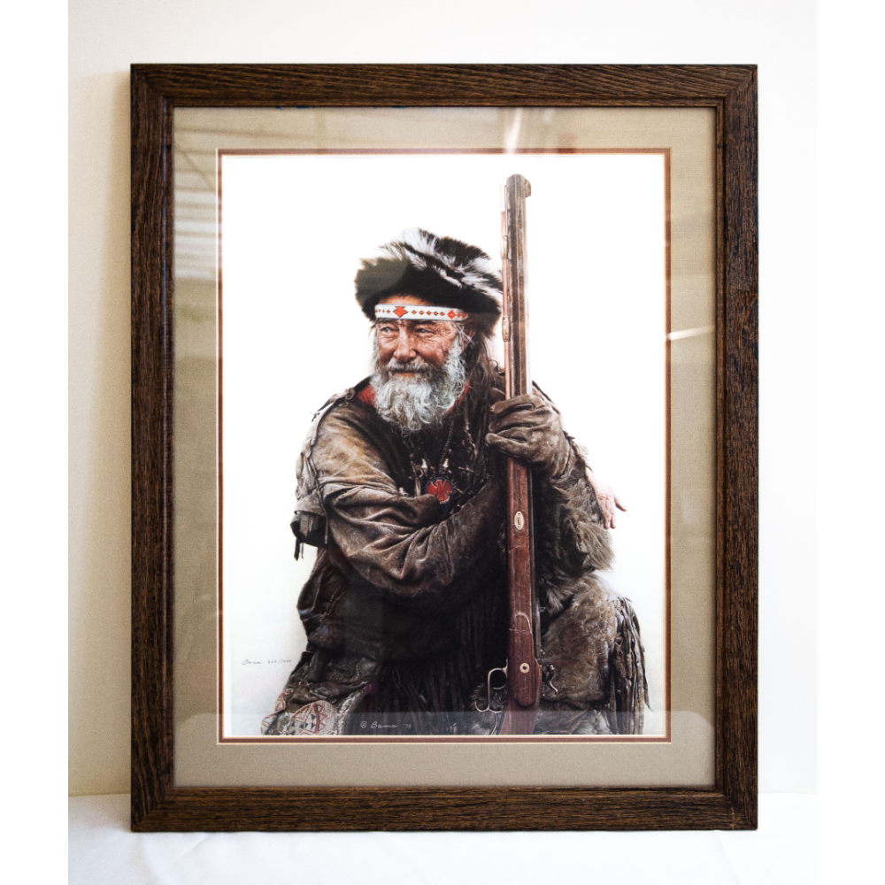 "Mountain Man" signed print by James Bama