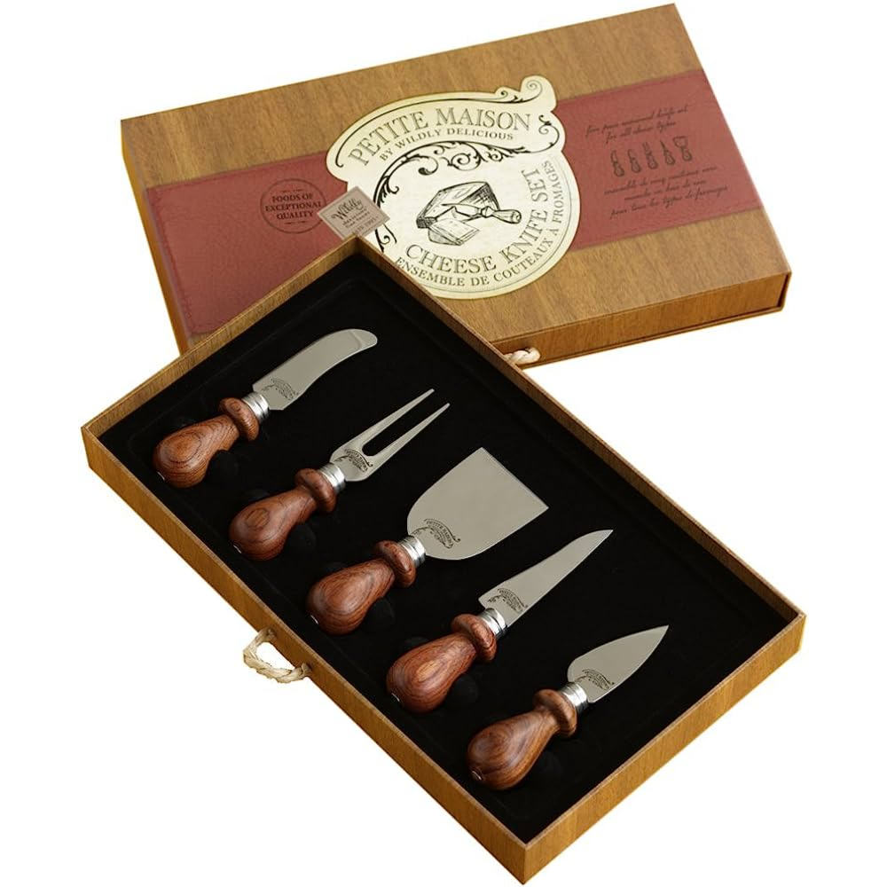 Five Piece Cheese Knife Set by Petite Maison