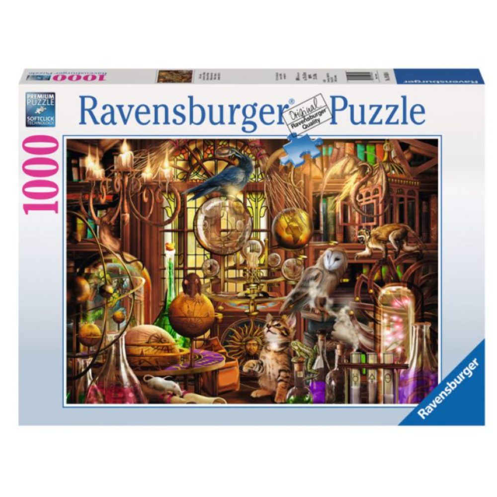 Merlin's Laboratory 1000 Piece Puzzle donated by Minotaur Games and Gifts