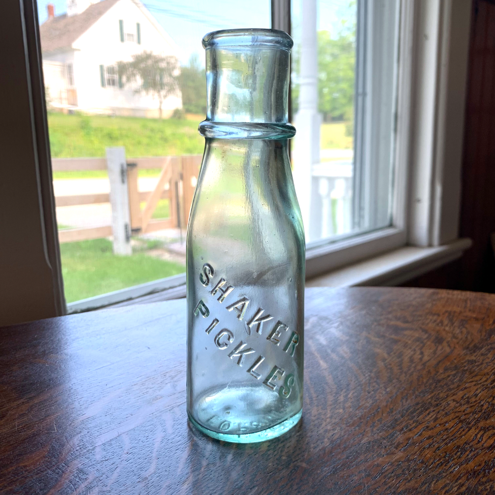 ED Pettengill Shaker Pickle Glass Bottle