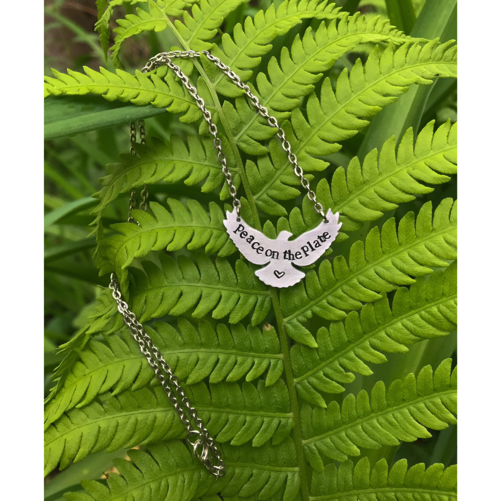 Peace on the Plate Necklace