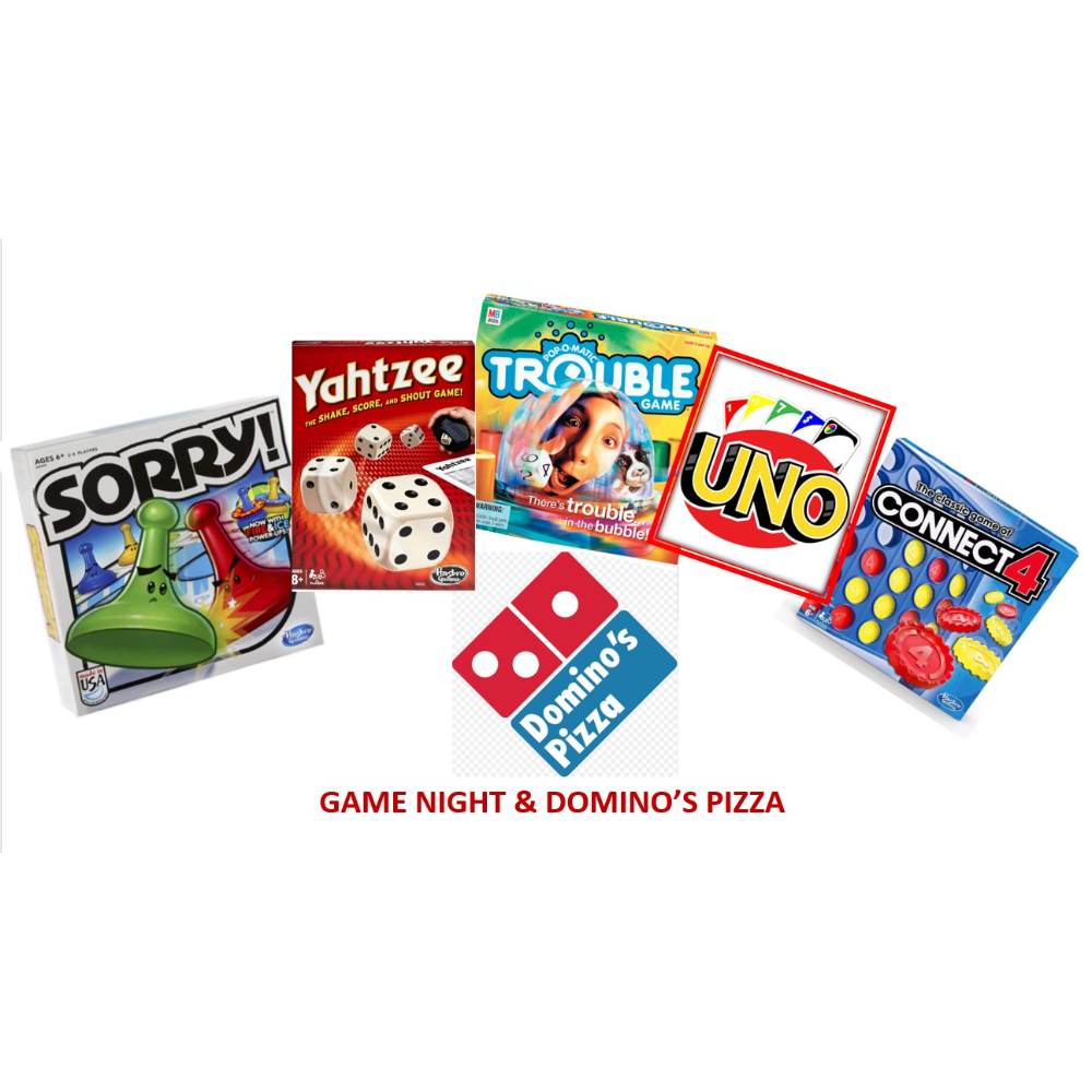 GAME NIGHT GAMES & DOMINO'S GIFT CARD