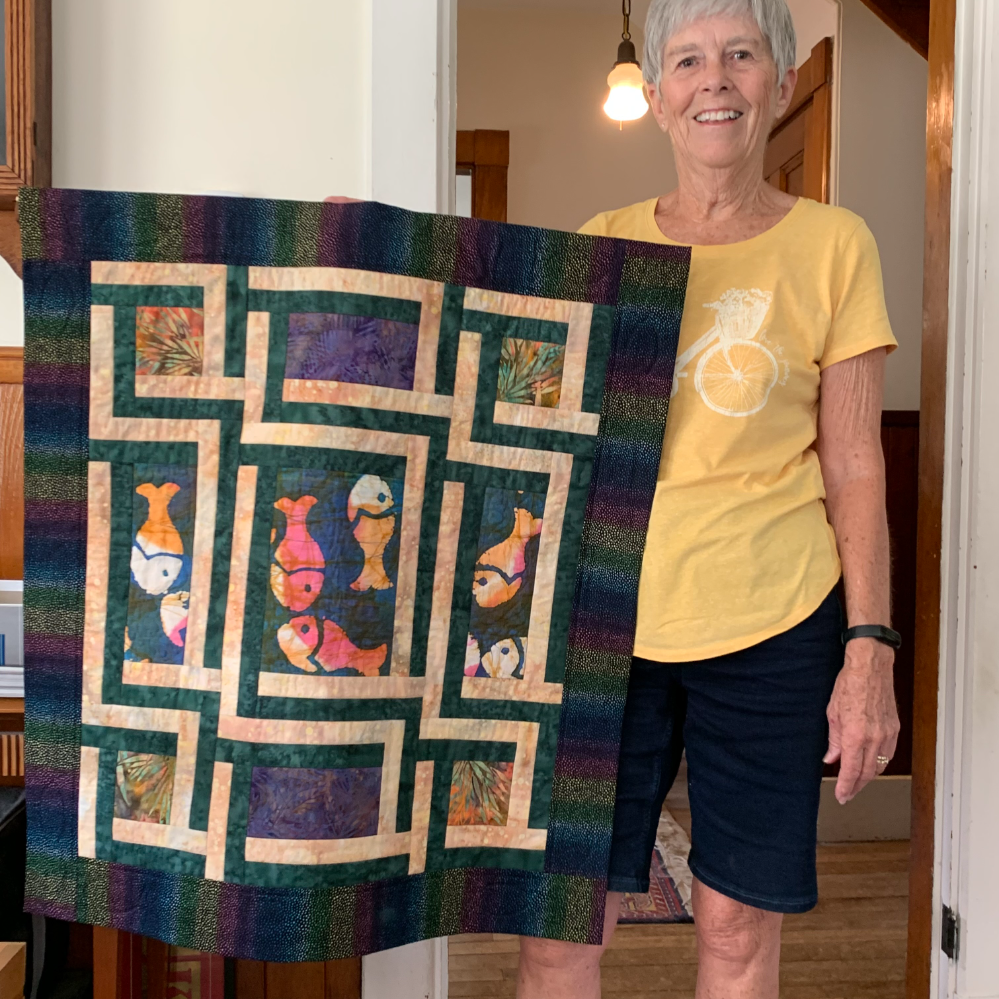"Ode to Ellie" Wall Quilt by Natalie Chandler