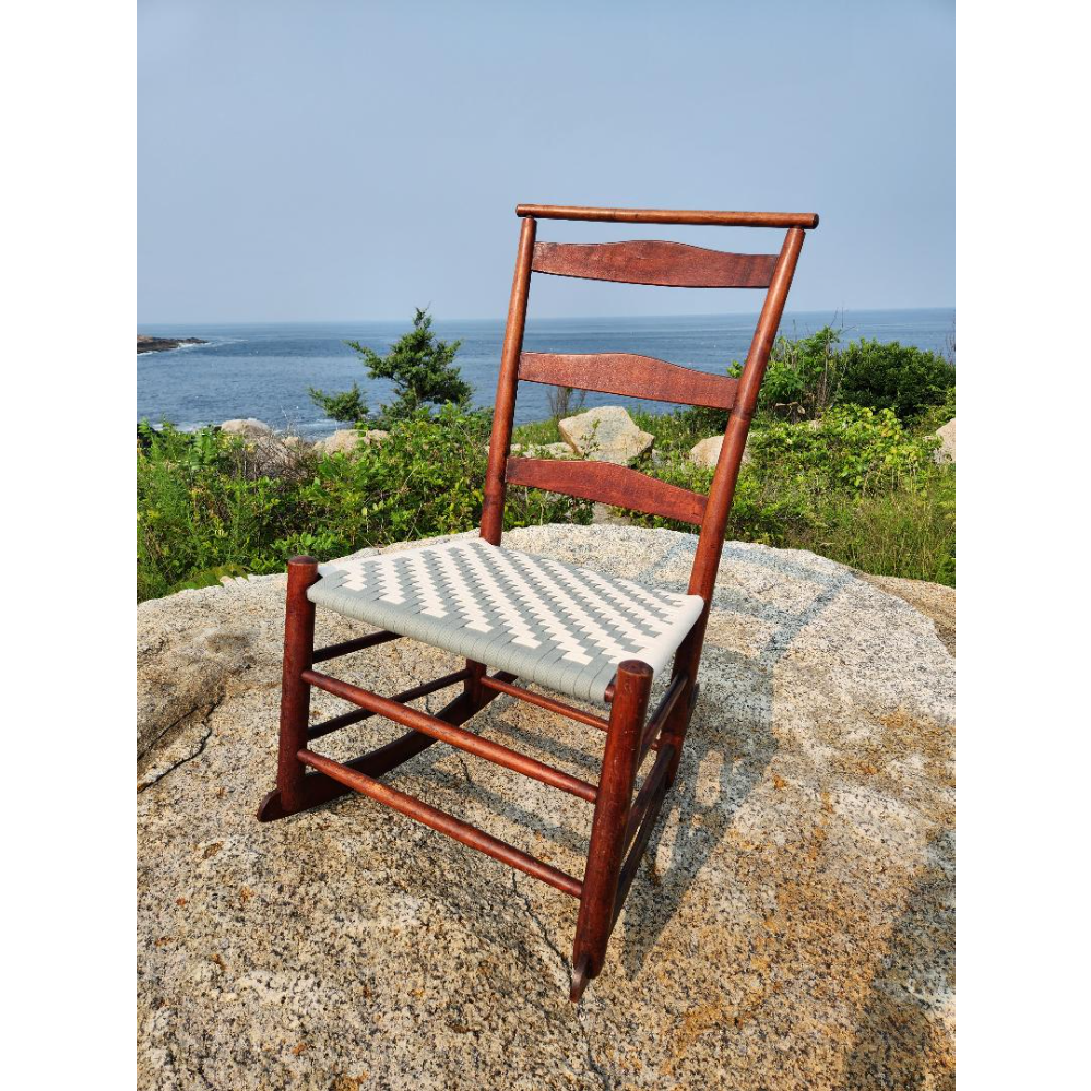 Mt Lebanon #3 Rocking Chair with Cushion Rail