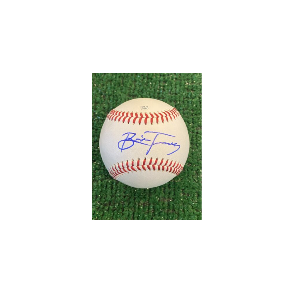 Autographed Brice Turang Baseball