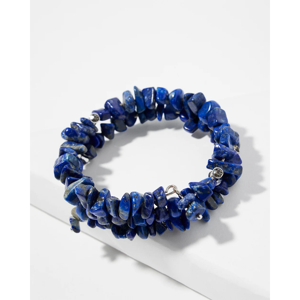 Chico's Blue Coil Bracelet