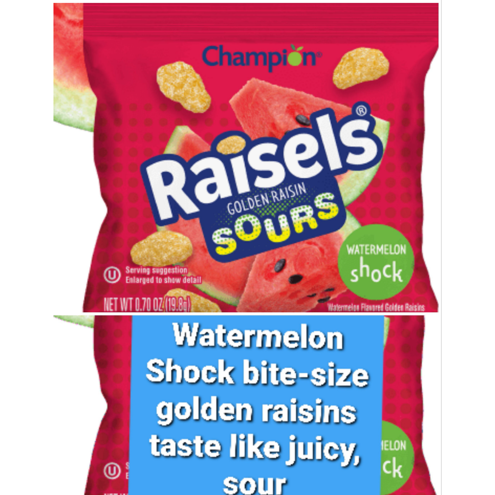 Raisels - Bag#2 of 45 Pks of Two Flavors