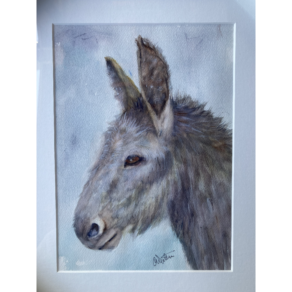 Painting of Daisy the Donkey