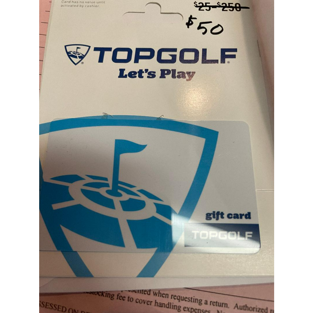 A to Z Sheet Metal ~$50 Top Golf Gift Card