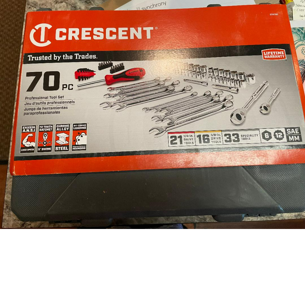 Von Tobels~Crescent 70 pc. tool set