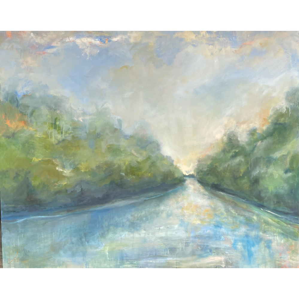 A Captivating River-Themed Painting by Shannon Whitworth  