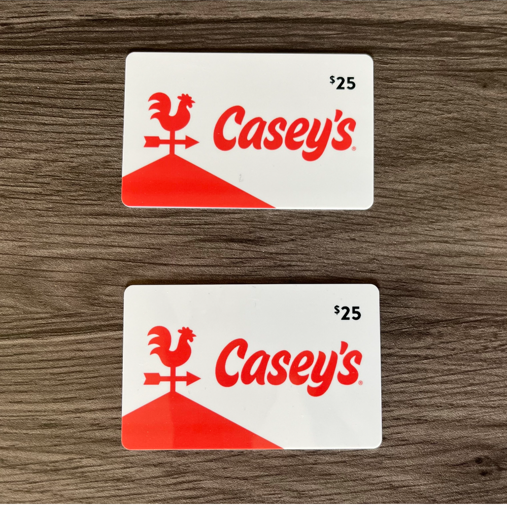 Casey's General Store - (2) $25 Gift Cards