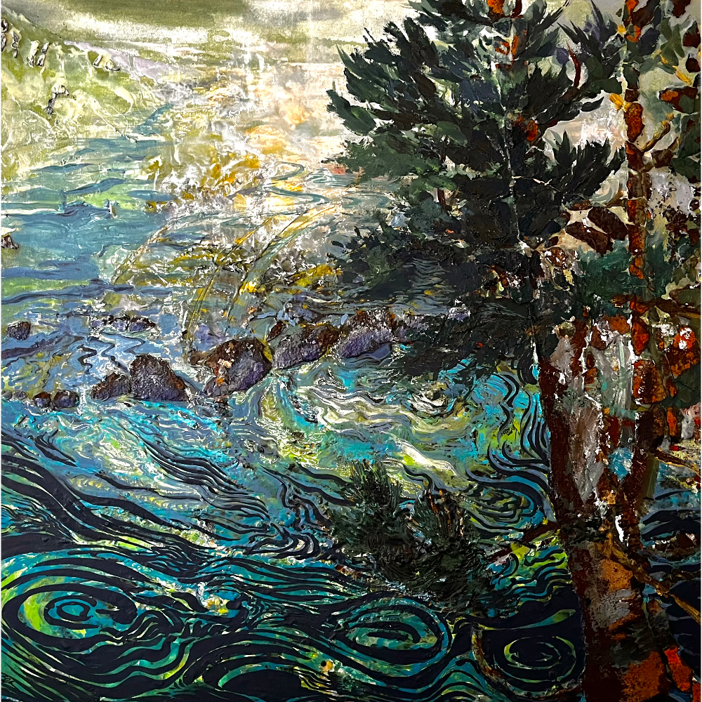 "Medomak Upstream", by Krisanne Baker