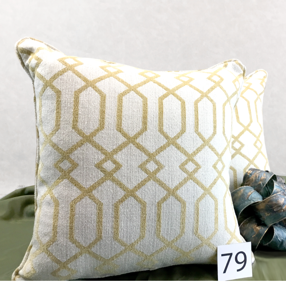Gold Yellow and Beige Pillows 