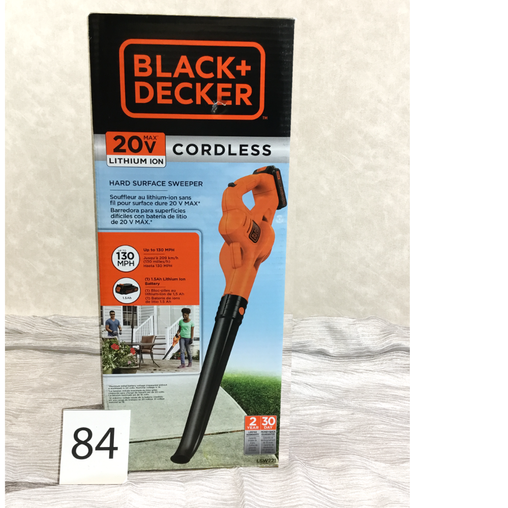 BLACK+DECKER 20V MAX Cordless Leaf Blower,