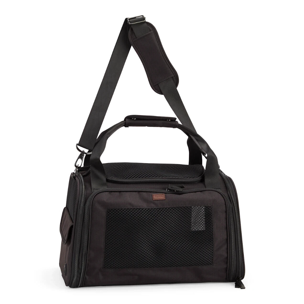 Reddy Black Fold-Out Pet Carrier (Small)