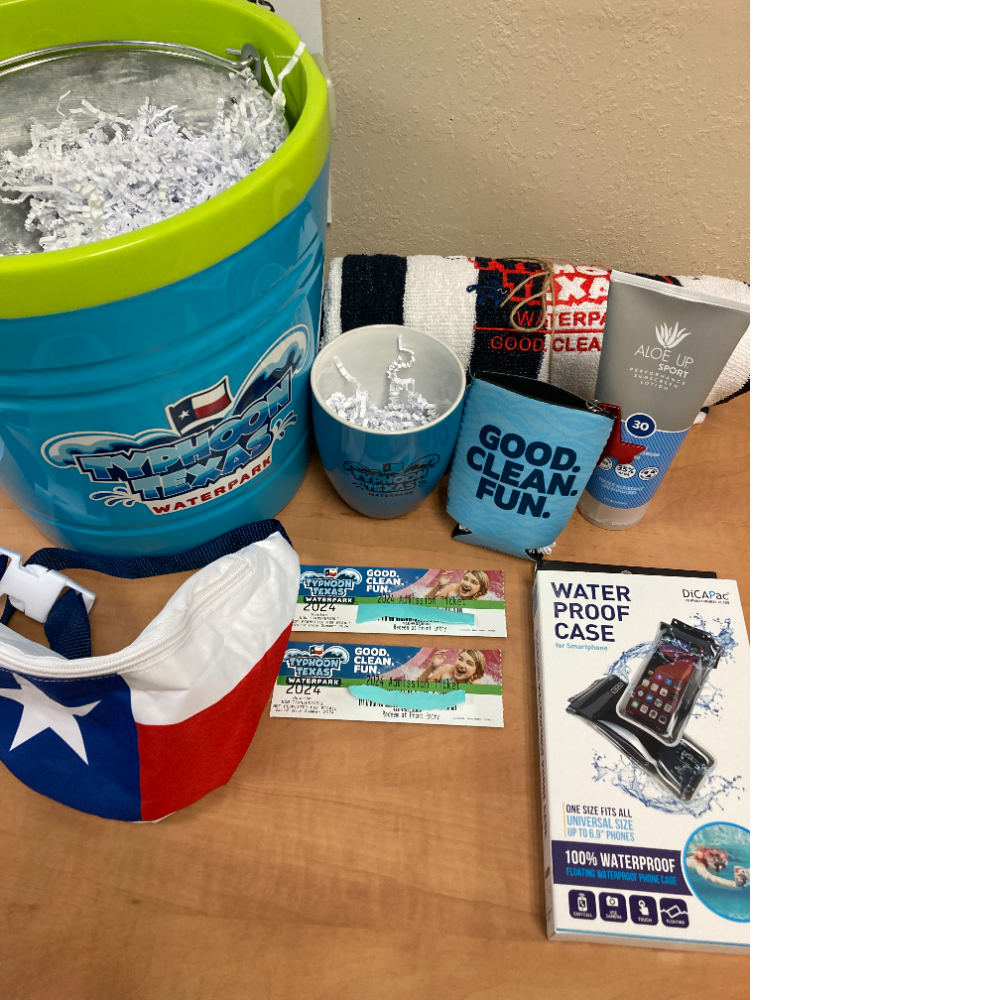 Typhoon Texas Waterpark Gift Basket