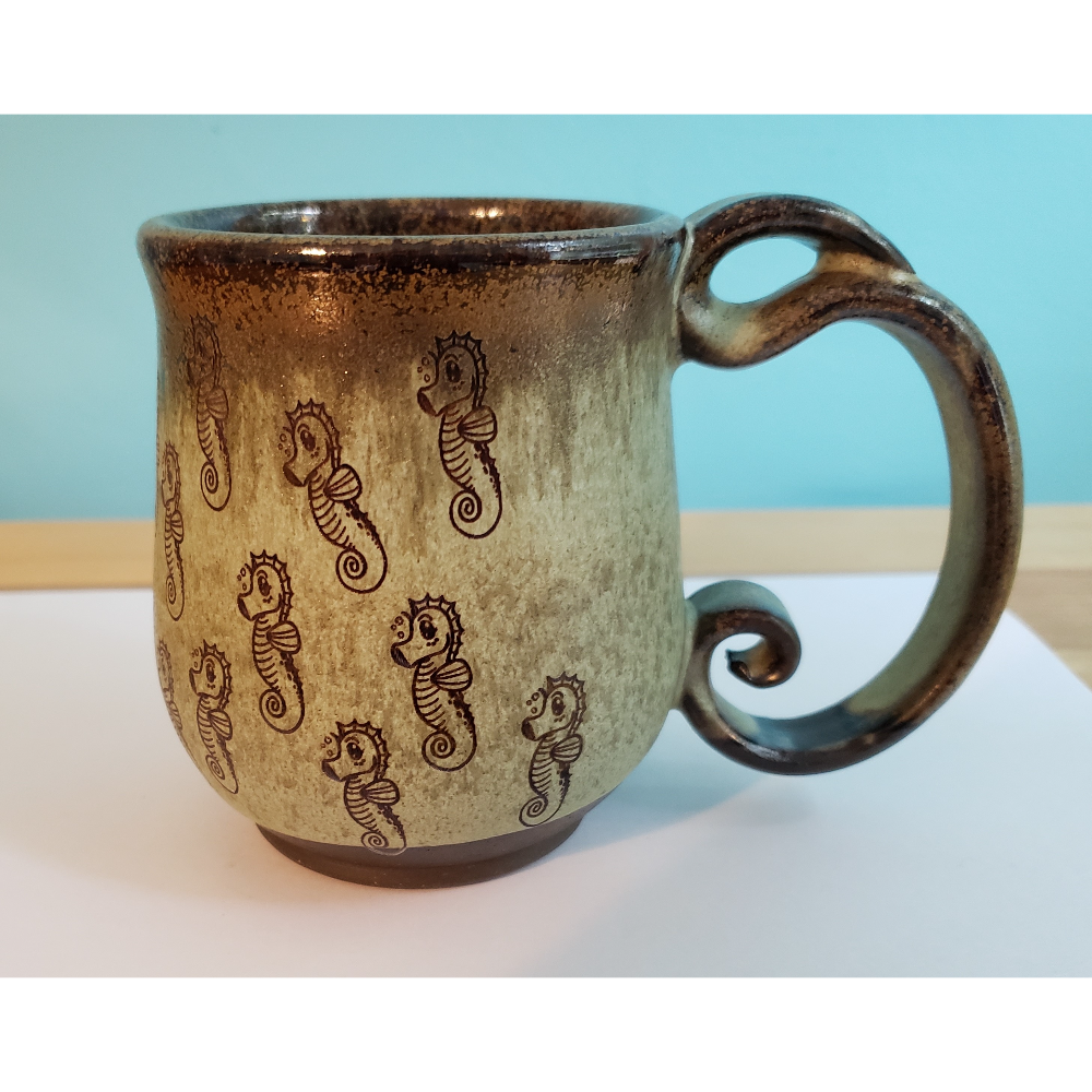 Seahorse Ceramic Mug